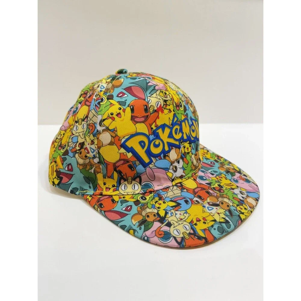 DIFUZED Pokémon All-Over Print Kids Boys Snapback Hat Multi-Color One Size